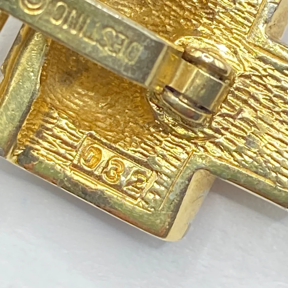 Gold Tone Cuff Links Bundle Of 4 Pairs Vintage Men's Unisex